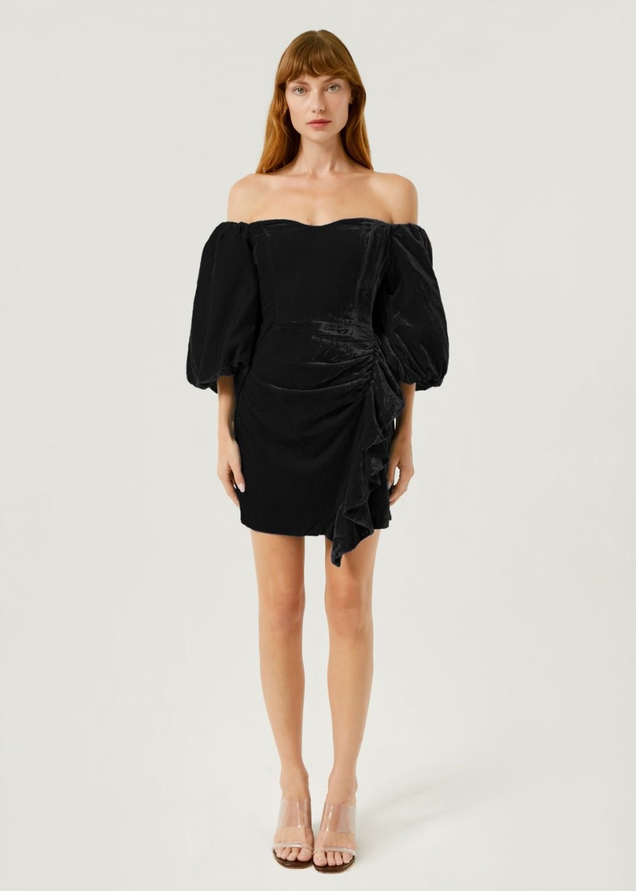 Clothing RHODE | Velvet Adrian Dress